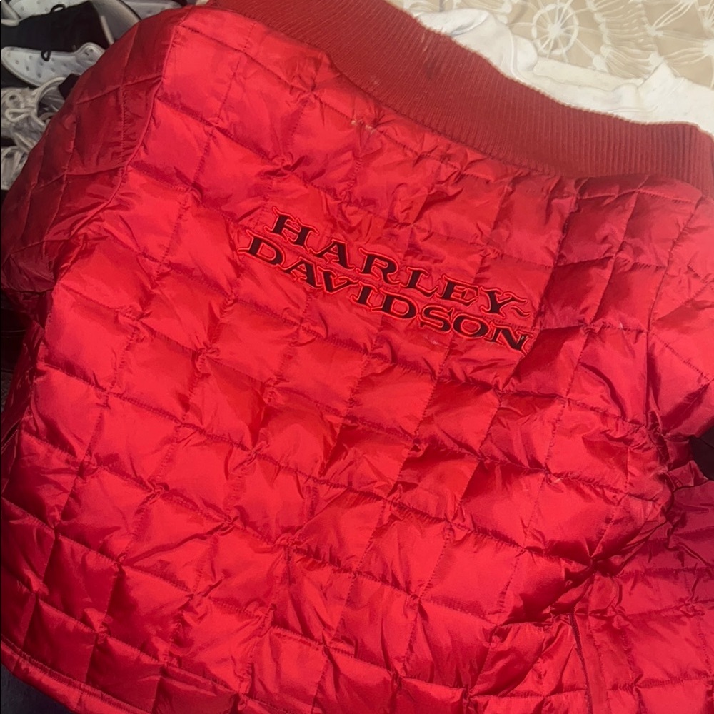 Harley-Davidson Red Bomber Jacket